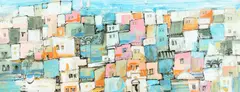Magdy Adawy, ABOU KEER, identified, Acrylic and oil on canvas