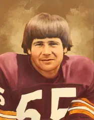 Tommy McDonald Studio, Portrait of Chris Hanburger, Oil on board