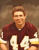 Tommy McDonald Studio, Portrait of John Riggins, Oil on board