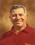 Tommy McDonald Studio, Portrait of Coach Vince Lombardi, Oil on board