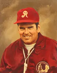 Tommy McDonald Studio, Portrait of Coach George Allen, Oil on board