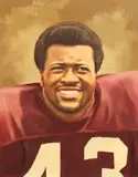 Tommy McDonald Studio, Portrait of Larry Brown, Oil on board