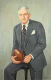 Orlando Lagman, Portrait of George Preston Marshall, Oil on canvas