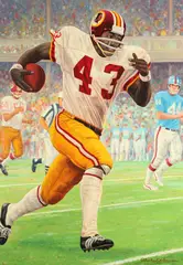 Orlando Lagman, Portrait of Larry Brown, Oil on canvas