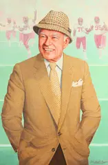 Orlando Lagman, Portrait of Jack Kent Cooke, Oil on canvas