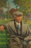 Garnet Jex, Portrait of Walter Chauncey Camp, Oil on canvas