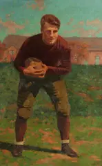 Portrait of Bronislau "Bronko" Nagurski by Garnet Jex, Oil on board, sold Sep 2015
