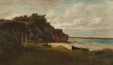 W. J . Warren, Along the Shore, Oil on canvas