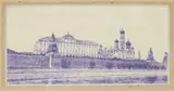 Konstantin Yuon, View of Moscow, Pen and ink