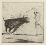 Willi Geiger, Untitled, BULL FIGHTING SERIES: 7 WORKS, each pencil signed illegibly lower margin