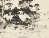 Frank Weston Benson, Three Egrets