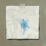 Natalie Featherston, Young Artist Shows Promise: Study in Blueberry, Oil on panel