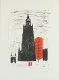 St by John Piper, Color lithograph, offered Sep 2015