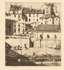 Charles Méryon, LA MORGUE, edition IV/VII, Etching