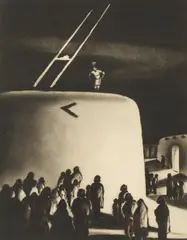 Gene Kloss, Eve of the Green Corn Ceremony Domingo Pueblo, Aquatint