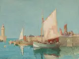 William Lee Hankey, Harbor Scene