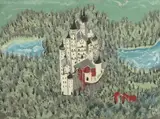 Pop Miller, The Castle, Oil on board