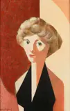 The Actress by Andrea de Zerega, Oil on board, sold Nov 2015