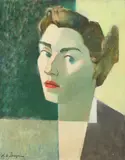 Portrait of Nany (Mme Delmont) by Andrea de Zerega, Oil on board, sold Nov 2015