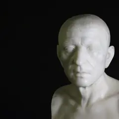 Franco Franchi, Untitled, a Carrara marble bust after the antique