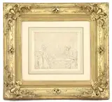 Moritz Retzsch, Untitled, and one other engraving of the same subject (3)