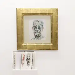 John Williams, Untitled, acrylic on paper 28 x 22.5cm