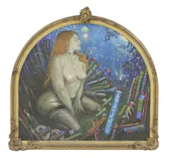 Gabriel Summers, Untitled, oil on board 58 x 64cm 67 x 70cm