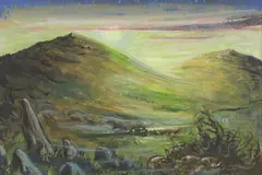 Gabriel Summers, Untitled, oil on board and oil on canvas case: 43.5 x 52cm