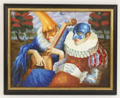 Untitled by Andrey Shvydki, 2004 oil on canvas 70 x 90cm, sold Feb 2023
