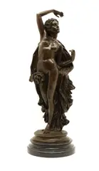 Mathurin Moreau, Untitled, 'Danseuse a la Lyre' bronze