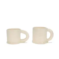 Ryoji Koie, Two mugs, Porcelain