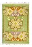 Ingegerd Silow, Rug, mid-20th century, Handwoven wool on a flax warp