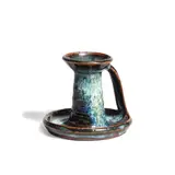 Bala Yawa, Candlestick, Glazed stoneware