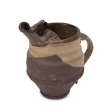 Peter Smith, Jug, circa 1990, Earthenware, applied slip decoration and smooth glazed interior