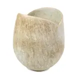 John Ward, 'Tulip' vessel, Stoneware, off-centre diagonally cut v-shaped rim