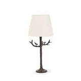 Laura Carlin, 'Midwinter' table lamp, 2021, Cast bronze, with white paper shade