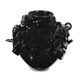 Josh Aubrook, 'I Feel Noughty, I Feel Cross, 1' vessel, 2021, Black glazed earthenware, hand-thrown body with sculpted additions