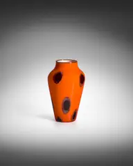 Giuseppe Barovier, Cinesi Murrine Vase, for Artisti Barovier, cased and applied glass with murrine decoration, with 'AB' murrine