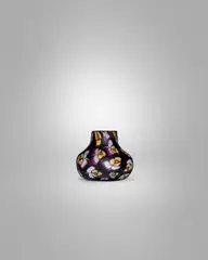 Giuseppe Barovier, Rare Murrine Floreali Vase, blown glass decorated with floral murrines