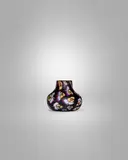 Giuseppe Barovier, Rare Murrine Floreali Vase, blown glass decorated with floral murrines