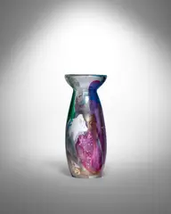 Romualdo Scarpa, Iridescent Abstract Vase