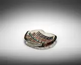 Ercole Barovier, Unique Murrine Bowl, for Barovier & Toso, polychrome murrines submerged in clear glass, engraved 'Ercole Barovier 8/7/60'