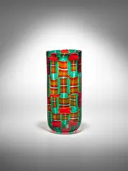 Alberto Toso, Pezzato Vase, blown glass, acrylic labels 'TOSO VETRI D'ARTE MURANO' and 'VETRO DI MURANO LAVORATO A MANO'