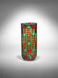 Alberto Toso, Pezzato Vase, blown glass, acrylic labels 'TOSO VETRI D'ARTE MURANO' and 'VETRO DI MURANO LAVORATO A MANO'