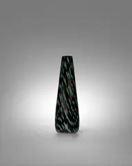 James Carpenter, Calabash Vase, for Venini, fused glass, engraved 'venini 88', plastic label 'VENINI MURANO MADE IN ITALY'