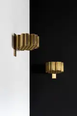 Jules Wabbes, Mod. Nid d'abeilles, Solid gilt brass