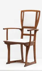 Gustave Serrurier-Bovy, Fauteuil, Oak