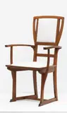 Gustave Serrurier-Bovy, Fauteuil, Oak