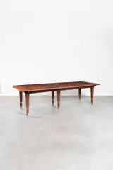 Table by Gustave Serrurier-Bovy, Walnut and brass, offered Jun 2023