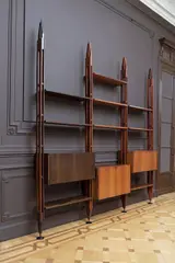 Mod. LB7 by Franco Albini, Rosewood and steel legs, sold Jun 2023